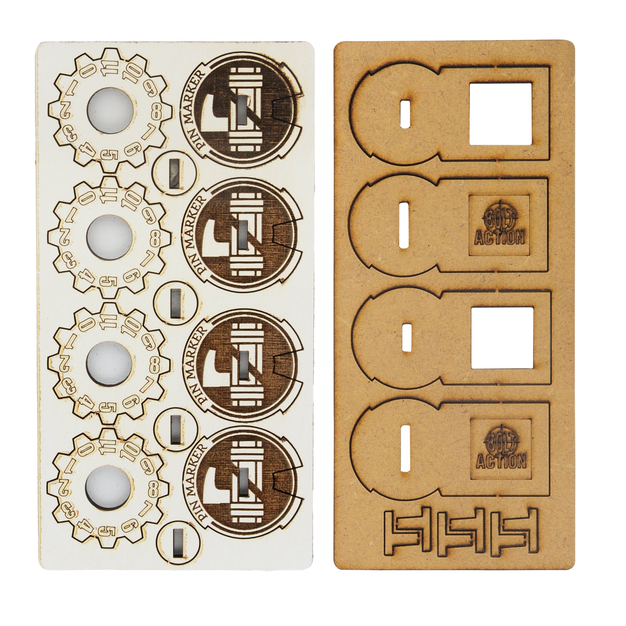Bolt Action MDF Unit Pin Markers - Italy