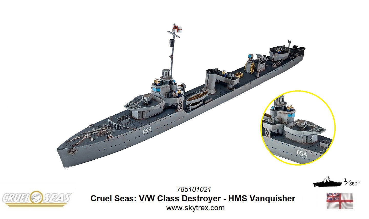 Cruel Seas: V/W Class Destroyer - HMS Vanquisher