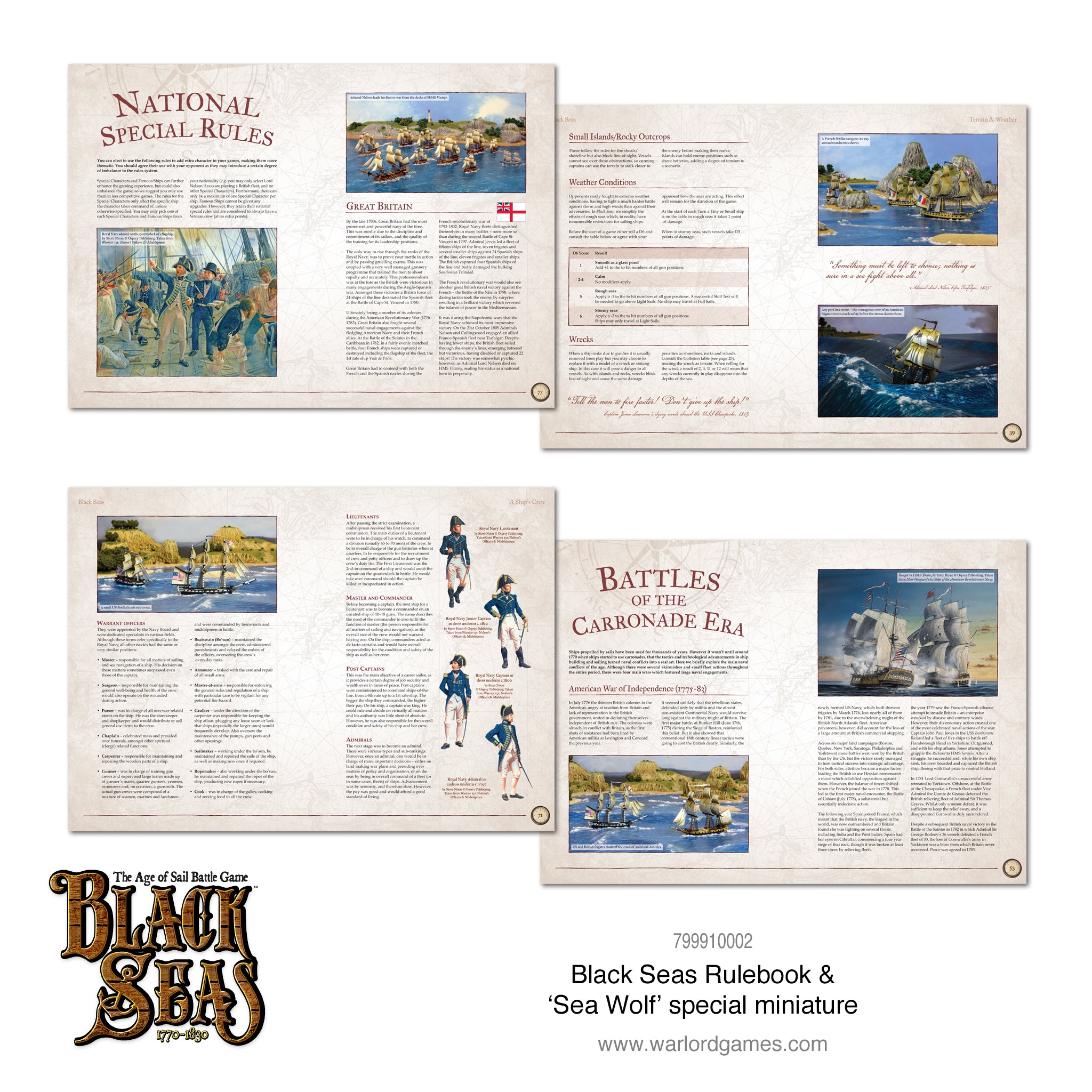Black Seas Rulebook & Special Figure