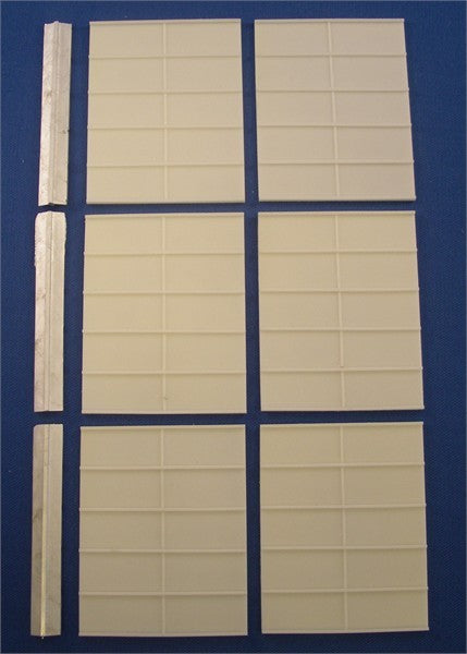 6 Solid Canopy Roof 10' Sections & Ridge Bars