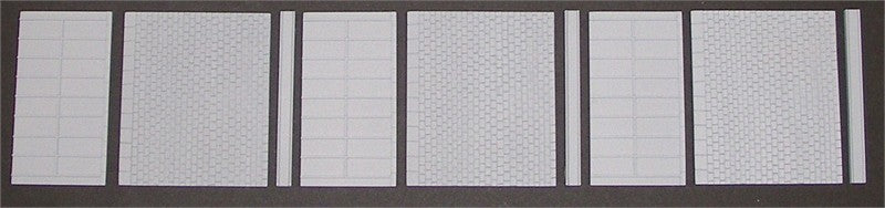 Three single bay roof section, northlight panel and gutter trough