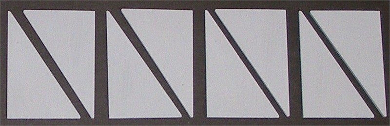 Eight right-angle corner bracings