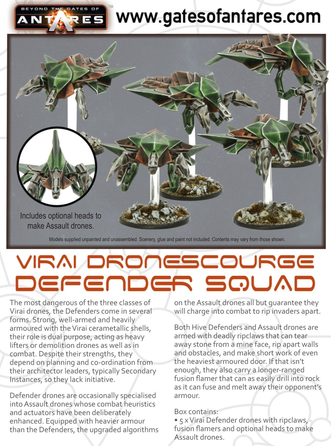 Virai Dronescourge Defender Squad
