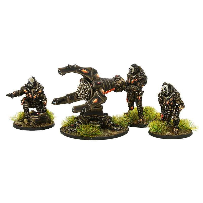 Isorian Senatex support team with phase-shift projector