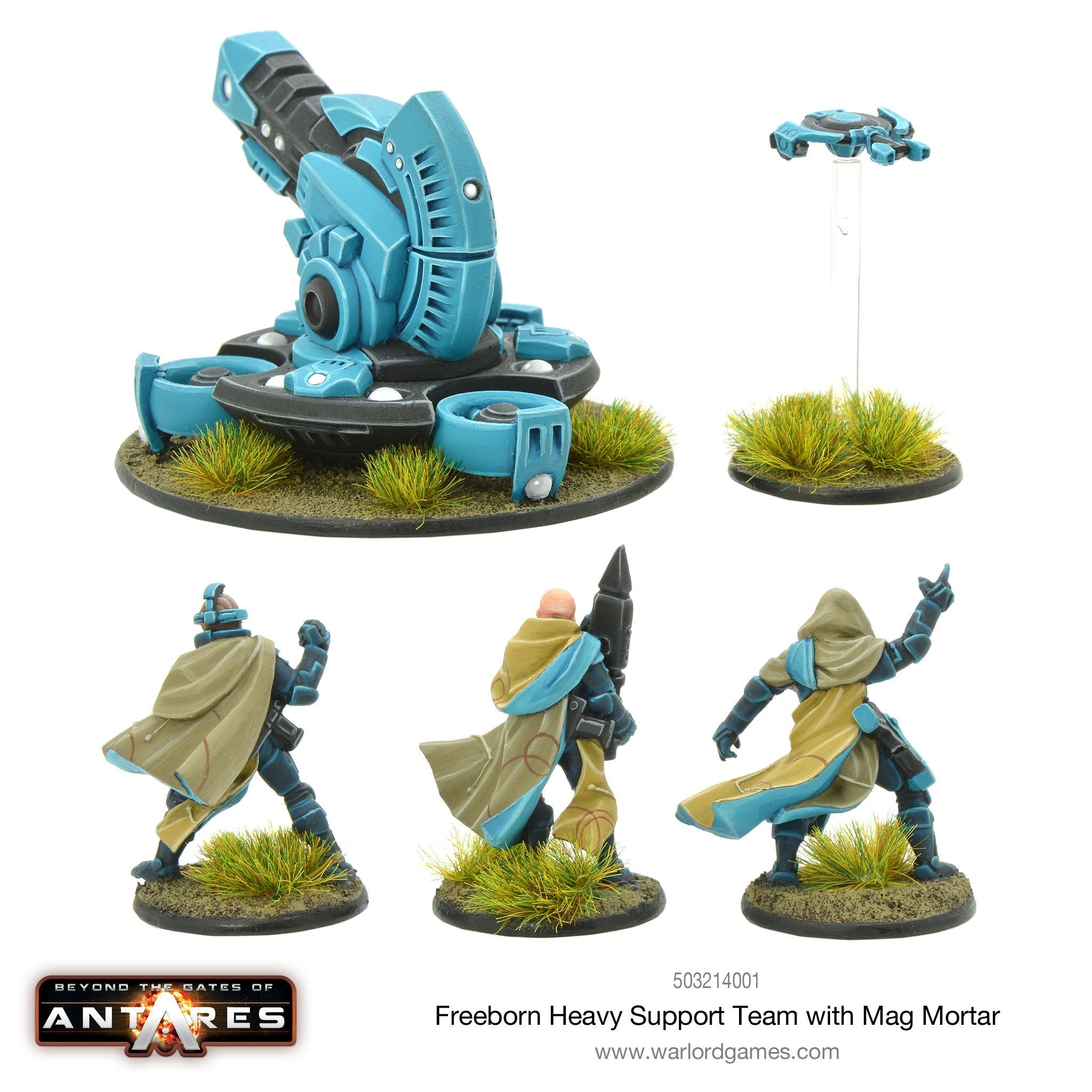 Freeborn Heavy Support Team with Mag Mortar