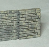 Low Stone Retaining Wall Buttress