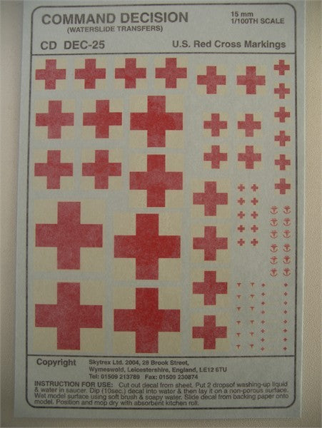 U.S. Red Cross Markings