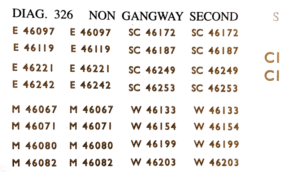 Diag. 326 Non Gangway Brake Second S (2 Pack)