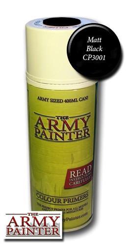 - Army Painter Colour Primer: Matt Black