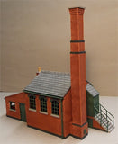 Small boiler/engine house and lean-to office set