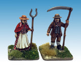 WELSH PEASANT COUPLE 28mm